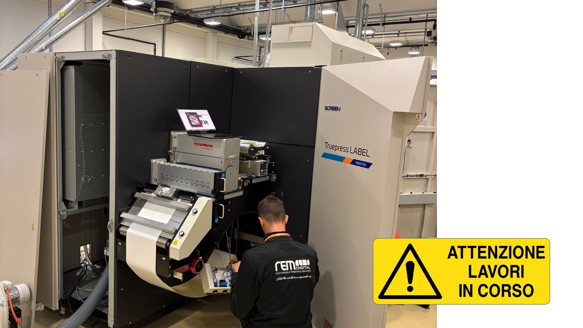 Work in progress in casa Grafiche Pradella!